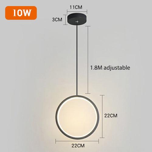 Modern Abstract Pendant Light | Full Metal Lamp - JUGLANA