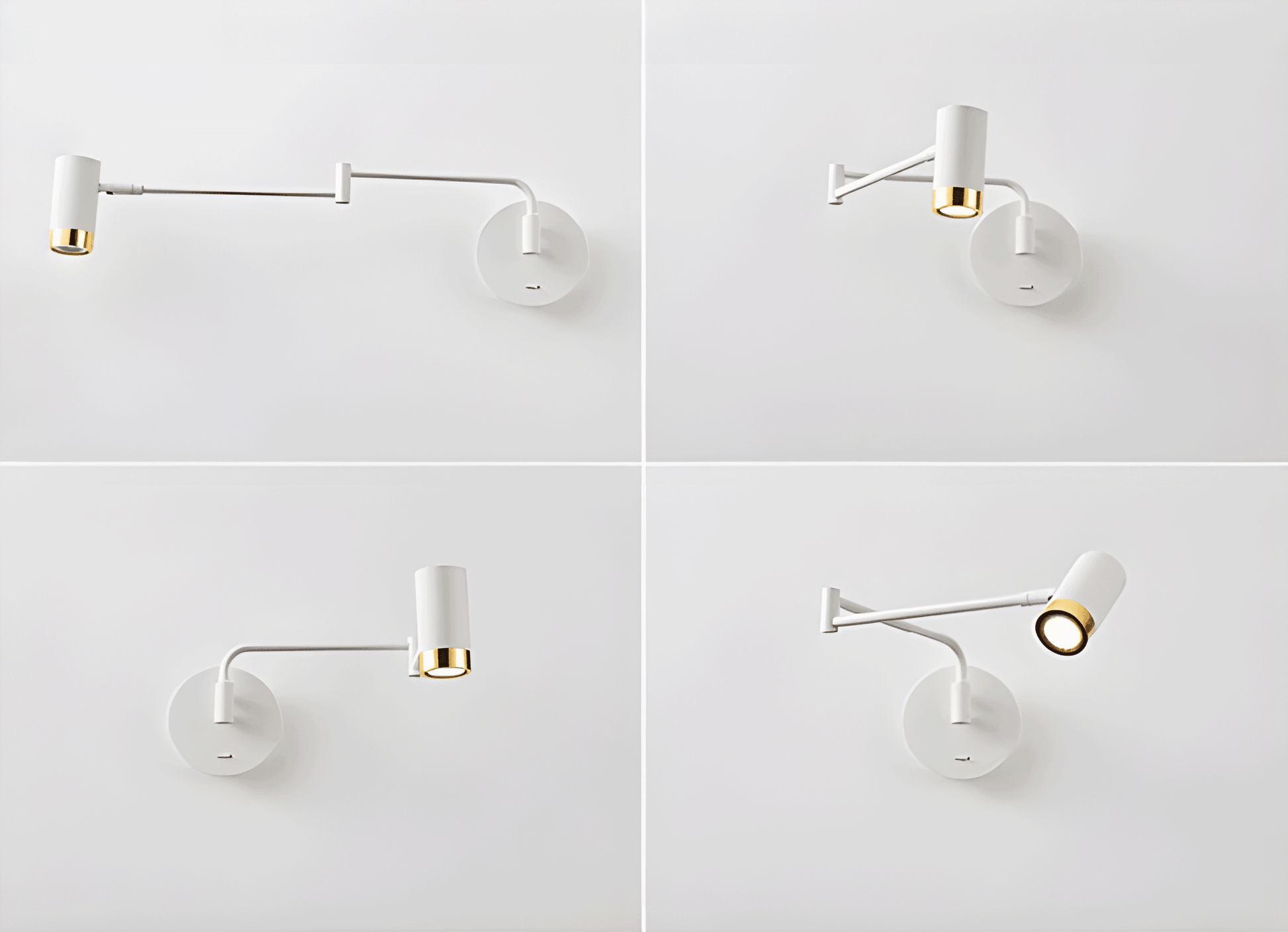 Modern Wall Lamp | Full Metal, 360° Adjustable - JUGLANA