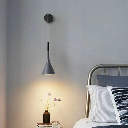 Nordic Cone Wall Lamp | Full Metal, Adjustable - JUGLANA