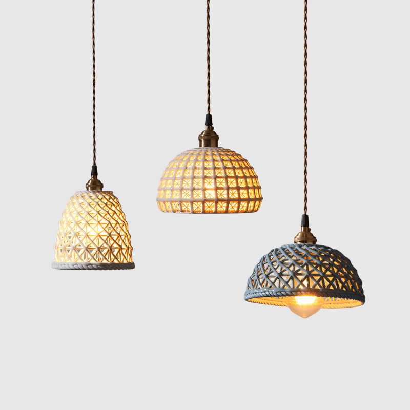 Ceramic Lamp | Nordic Vintage Pendant Light - JUGLANA
