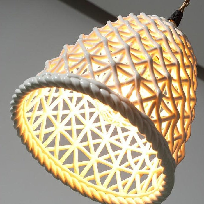 Ceramic Lamp | Nordic Vintage Pendant Light - JUGLANA