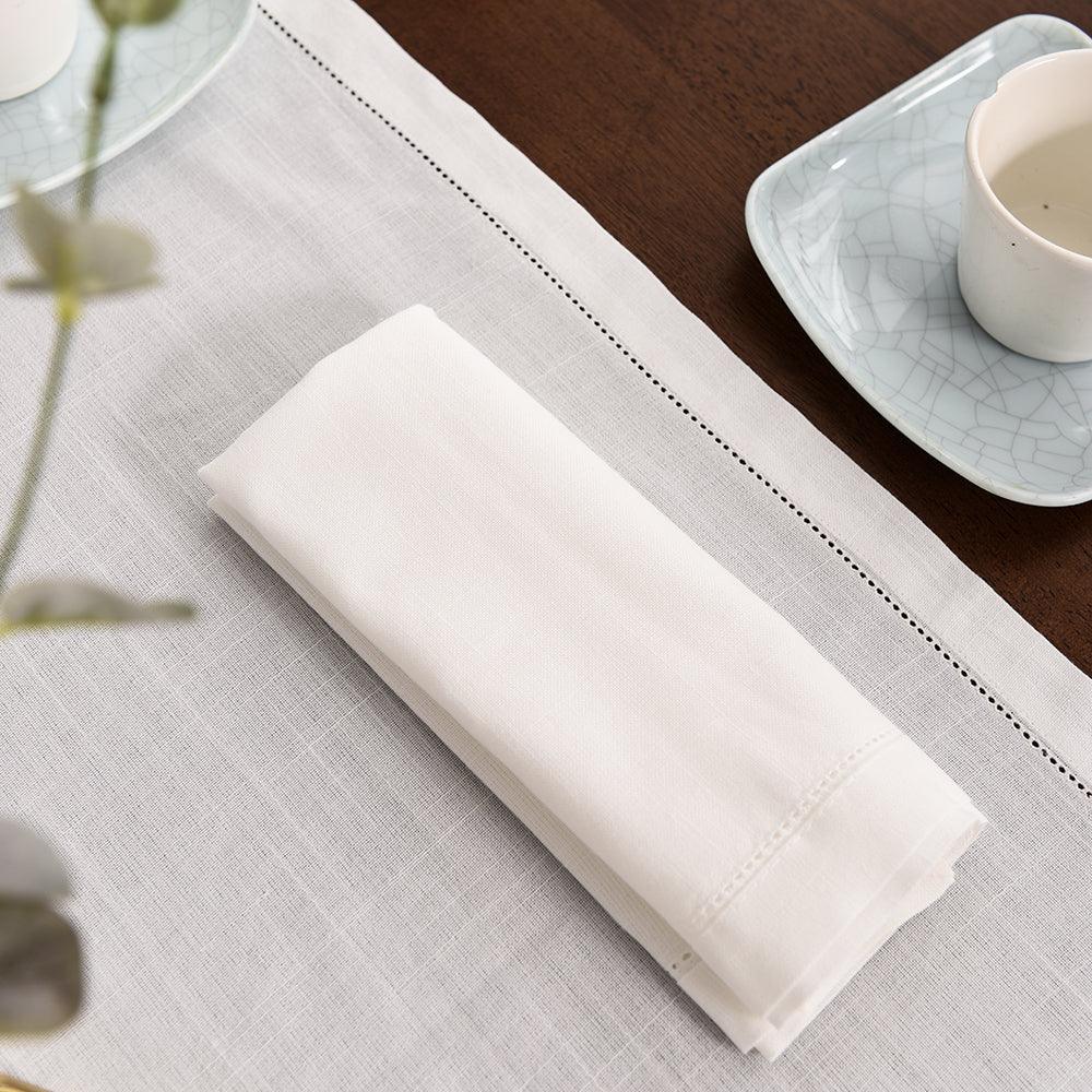 Organic Linen Napkins | 100% Organic Fabric | 12pcs - JUGLANA