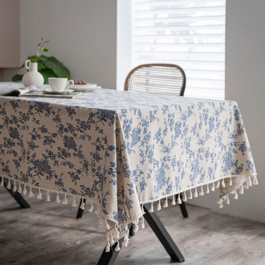 Pastoral Linen Tablecloth | Picnic, Indoor, Outdoor Dining | Summerblanket - JUGLANA