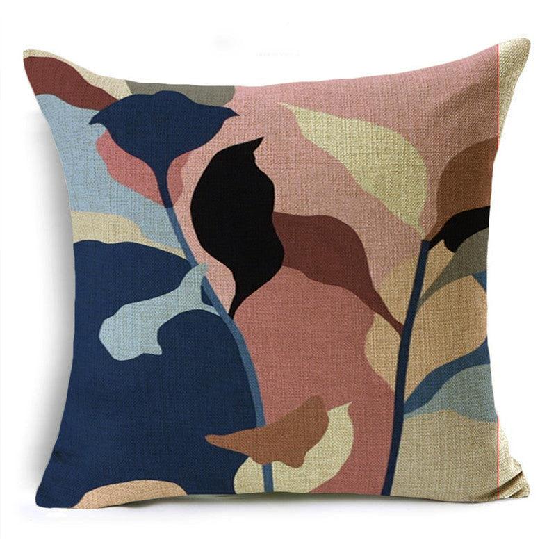 Pillowcase Series 'JUGLANA' | Linen, Cotton | Botanical Cushion Cover - JUGLANA