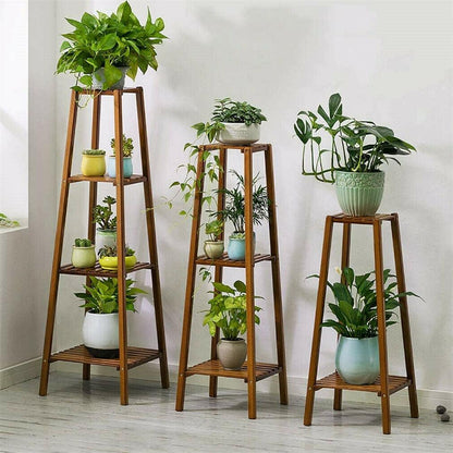 Plants Rack Stand | Bamboo | Indoor, Outdoor Display - JUGLANA