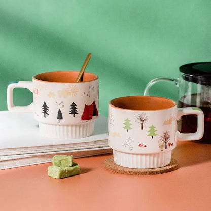 Ceramic Cup 'JUGLANA' | Nordic Design