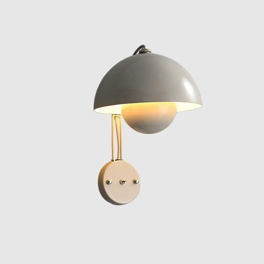 Retro Flowerpot Wall Lamp | Nordic Semicircle Design - JUGLANA