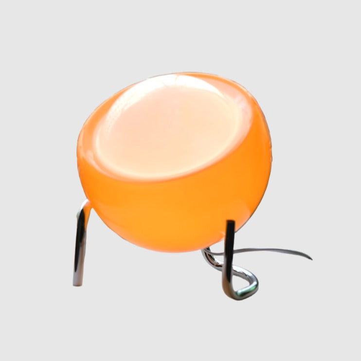 Retro bordlampe | Fullt glass, Bauhaus Design