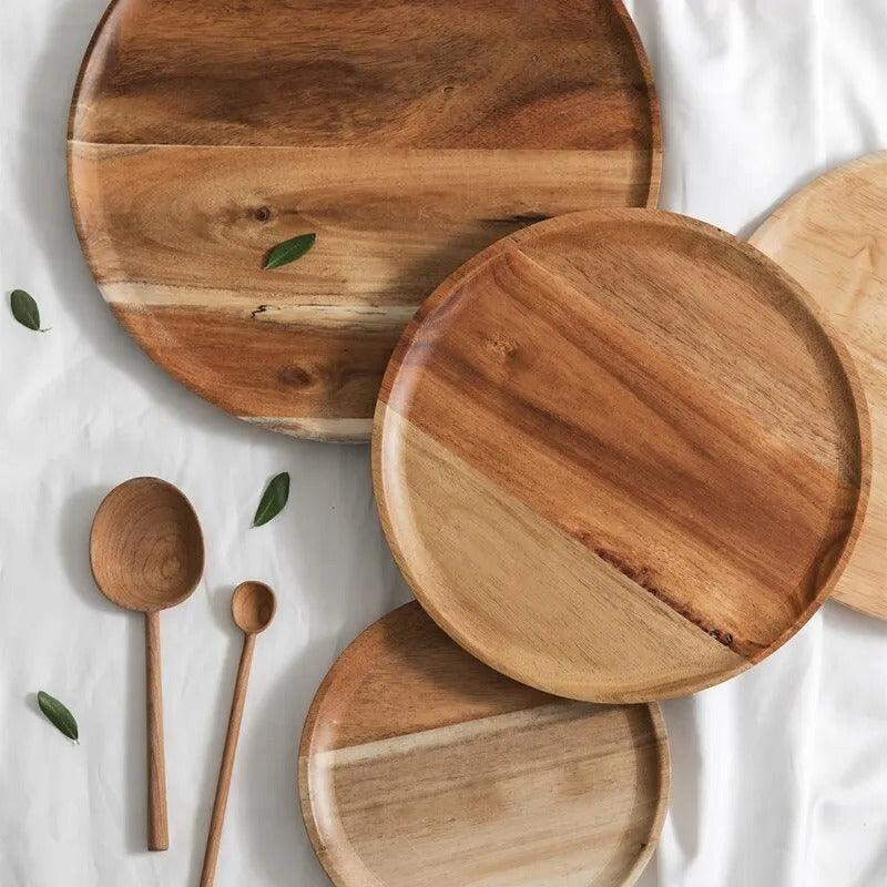 Solid Wood Plate | Kitchen Utensils | Japanese Design - JUGLANA
