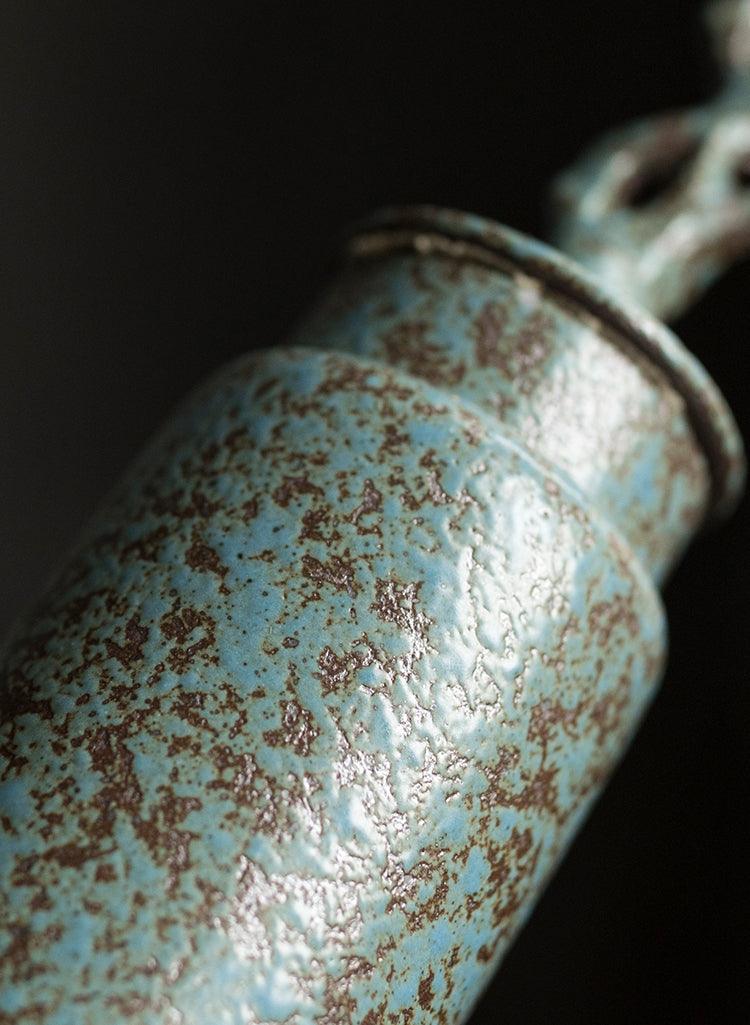 Stoneware Tea Caddy | Ceramic Lid | Japanese Pottery - JUGLANA