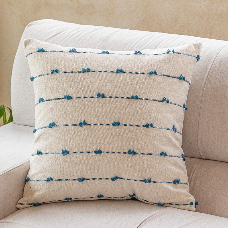 Striped Pillowcase | Organic Linen & Cotton - JUGLANA