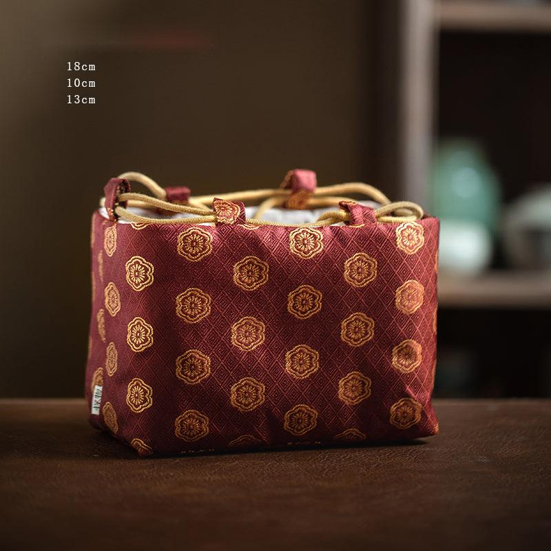 Tea Set Bag | Double-layered Cotton | Pic-Nic, Outdoor Bag - JUGLANA
