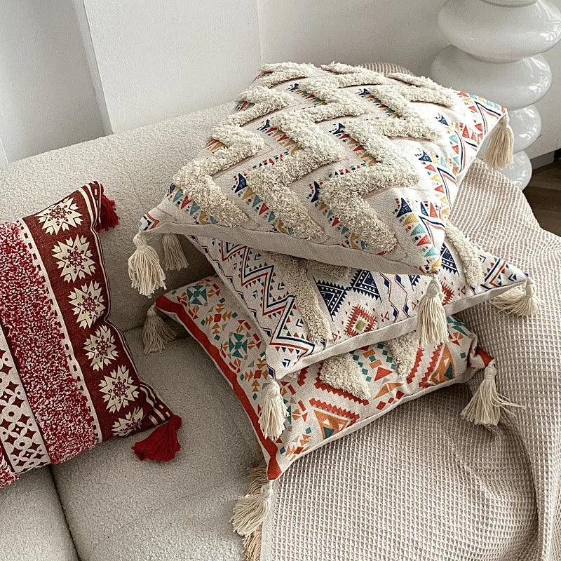 Bohemian pillow clearance covers