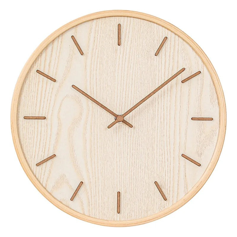 Reloj de pared de madera | Madera completa