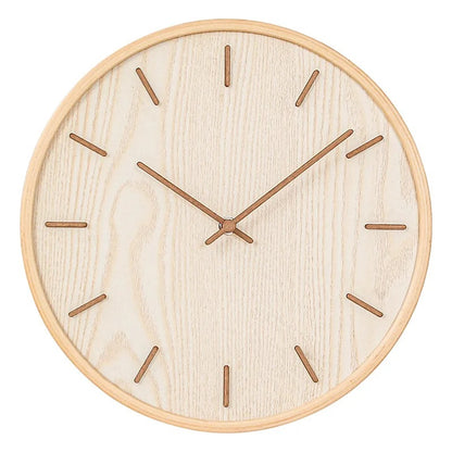 Zegar ścienny z drewna | Pełne drewno