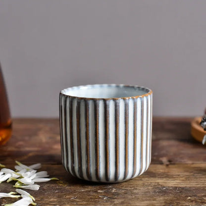 Runned Glaze Tea Mugs | Ceramic