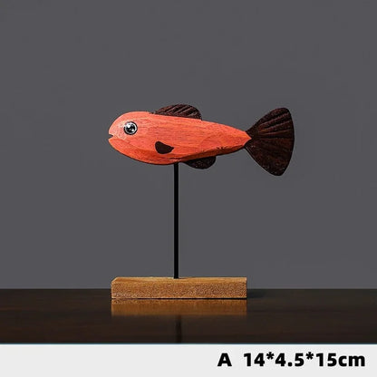 Modèle de poisson décoratif | Bois