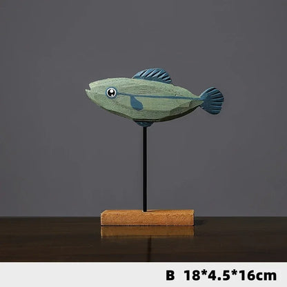 Decorative Fish Model | Wood