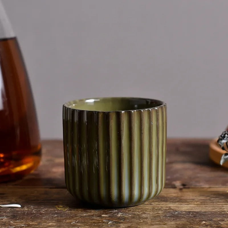 Runned Glaze Tea Mugs | Ceramic