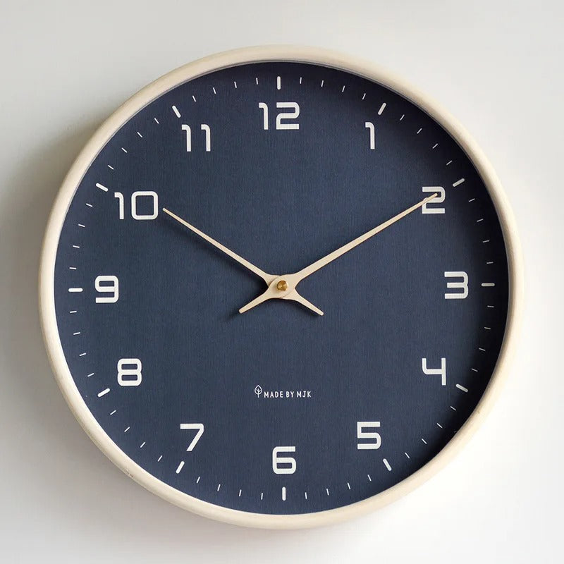 Minimalistic Wall Clock | Metal & Resin