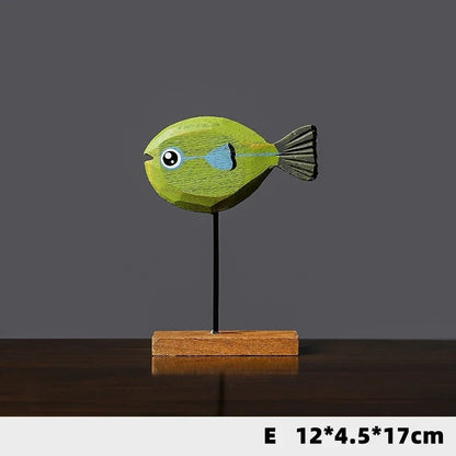 Modèle de poisson décoratif | Bois