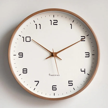 Horloge murale minimaliste | Métal et résine