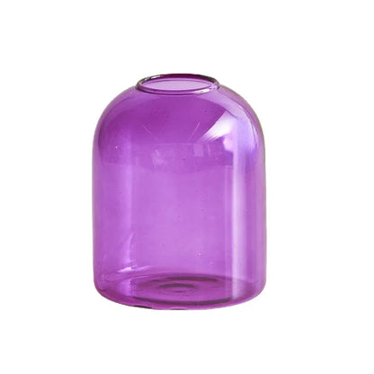 Barvit stebričast svečnik | Steklo