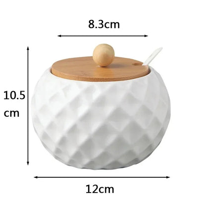 Moderne aflastningsbeholder | Keramik og træ