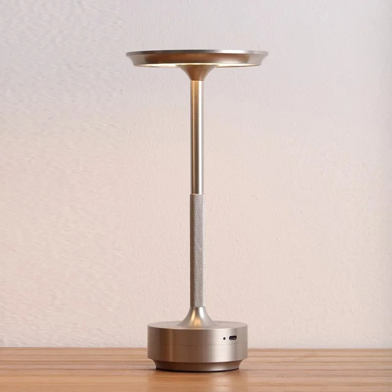 Lampe de bureau élégante | Entièrement en métal, rechargeable