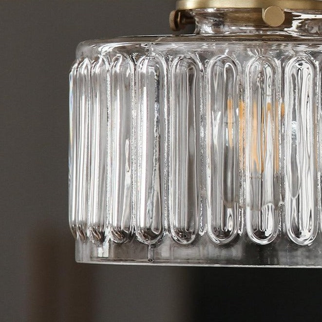 Vintage Ceiling Light | Glass & Gold - JUGLANA