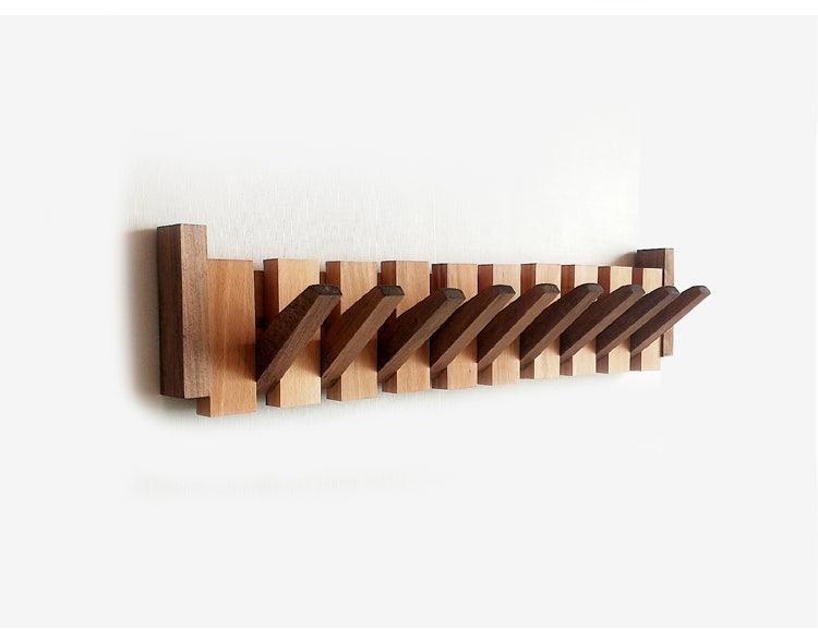 Modern Solid Wood Coat Rack