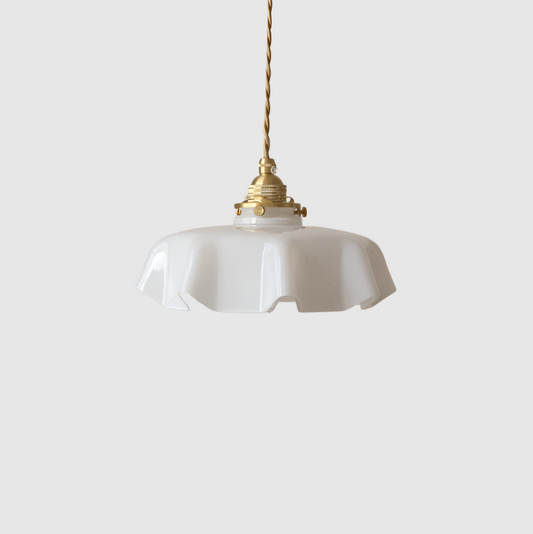 French Aisle Lamp | Full Glass, Brass Finish